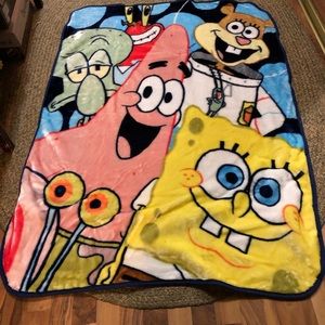 Baby blanket new spongebob